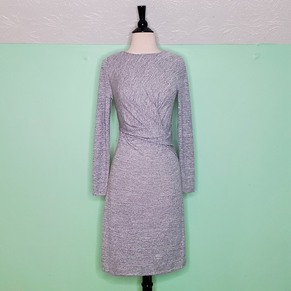 NWT Banana Republic Ruched Knit Midi Dress